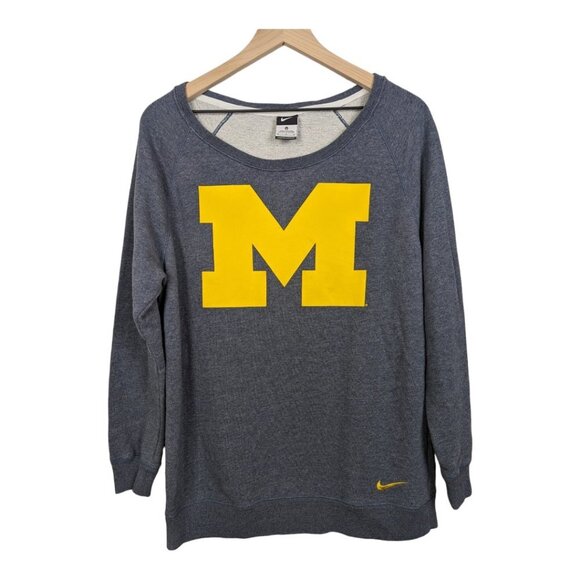 Nike Tops - Nike University of Michigan Wolverines Sweatshirt, Womens M